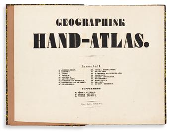 AKERLAND, E. Geographisk Hand-Atlas.